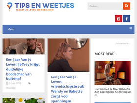 'tipsenweetjes.nl' screenshot
