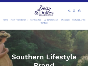 daisyanddukesgifts.com homepage screenshot