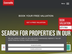 'connells.co.uk' screenshot