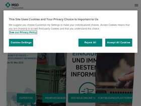 'msd-tiergesundheit.de' screenshot