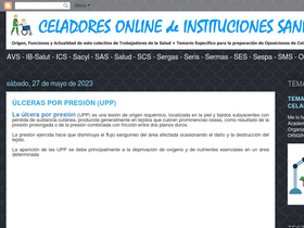 'celadoresonline.blogspot.com' screenshot