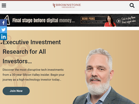 'brownstoneresearch.com' screenshot