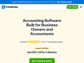 'freshbooks.com' screenshot