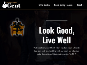 'irreverentgent.com' screenshot