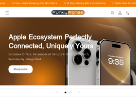 Funky Fones homepage screenshot