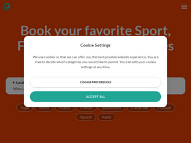 'eversports.nl' screenshot