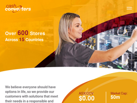 'cashconverters.com' screenshot