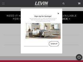 'blogadmin.levinfurniture.com' screenshot