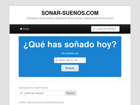 'sonar-suenos.com' screenshot