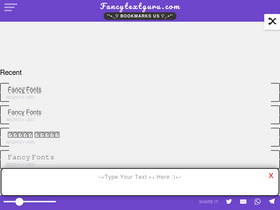 'fancytextguru.com' screenshot