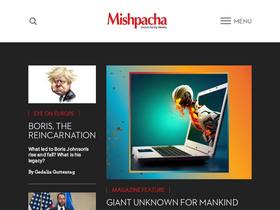 'mishpacha.com' screenshot