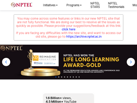 'nptel.ac.in' screenshot