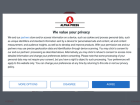 'alphafreepress.gr' screenshot