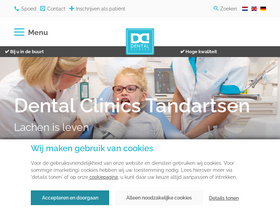 'dentalclinics.nl' screenshot
