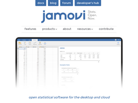 'jamovi.org' screenshot