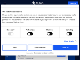 'tegus.com' screenshot