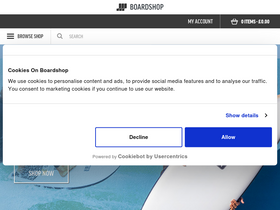 'boardshop.co.uk' screenshot