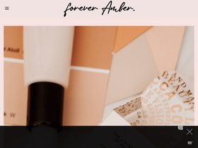 'foreveramber.co.uk' screenshot
