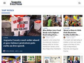 'augustafreepress.com' screenshot