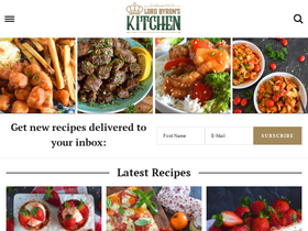 'lordbyronskitchen.com' screenshot