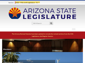 'azleg.gov' screenshot