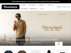 'throwbackstore.com.au' screenshot