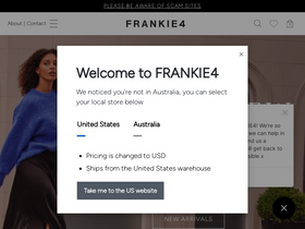 'frankie4.com' screenshot