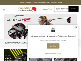 'canadianproshoponline.com' screenshot