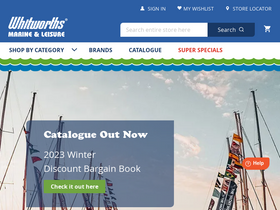 'whitworths.com.au' screenshot