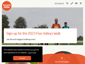 'meningitisnow.org' screenshot