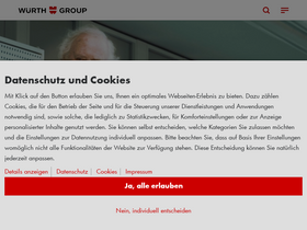 'wuerth.com' screenshot