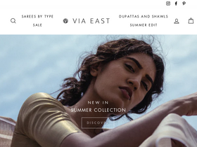 viaeast.in homepage screenshot