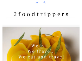 '2foodtrippers.com' screenshot