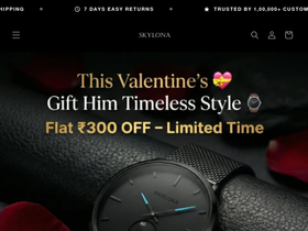 SKYLONA homepage screenshot