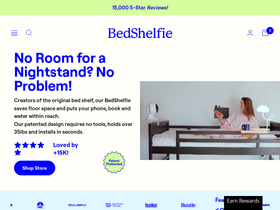 bedshelfie.com homepage screenshot