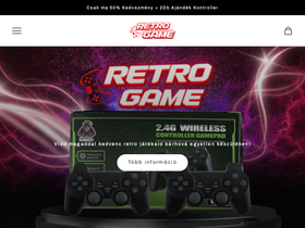 retrogame.hu homepage screenshot