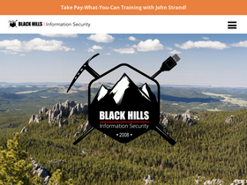 'blackhillsinfosec.com' screenshot