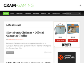 'cramgaming.com' screenshot