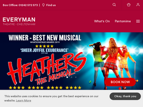 'everymantheatre.org.uk' screenshot
