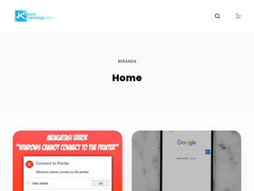 'kacateknologi.com' screenshot