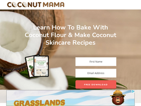 'thecoconutmama.com' screenshot