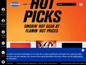 'rockshop.co.nz' screenshot