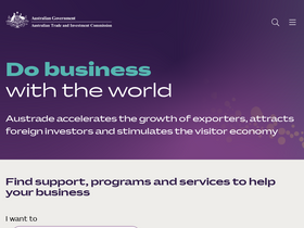 'austrade.gov.au' screenshot