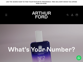 Arthur Ford website screenshot