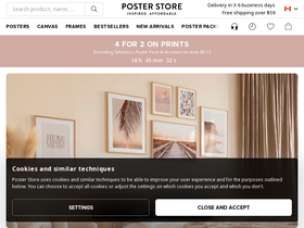 'posterstore.ca' screenshot