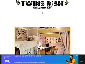 'twinsdish.com' screenshot