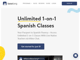 'baselang.com' screenshot