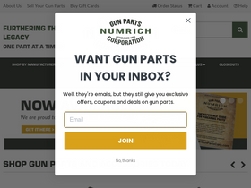 'gunpartscorp.com' screenshot