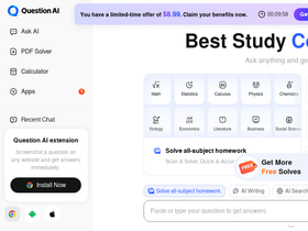 QuestionAI - Discover how QuestionAI leverages artificial intelligence to provide precise and comprehensive answers to your questions. Explore its features, usage instructions, FAQs, and pricing details.
