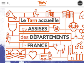 'tarn.fr' screenshot